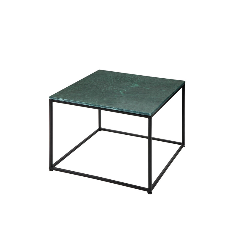Diivanilaud ELEMENTS roheline marmor, 50x50xH41 cm