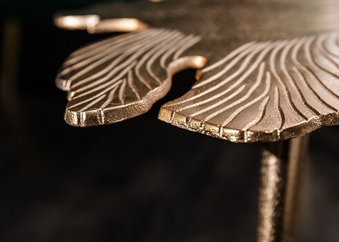 Diivanilaud LEAF kuldne, 57x50xH42 cm