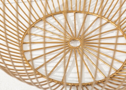 Diivanilaud STORAGE II valge / kuld, D41xH33 cm