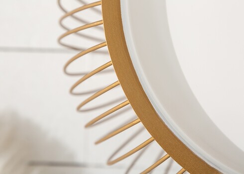 Diivanilaud STORAGE II valge / kuld, D41xH33 cm