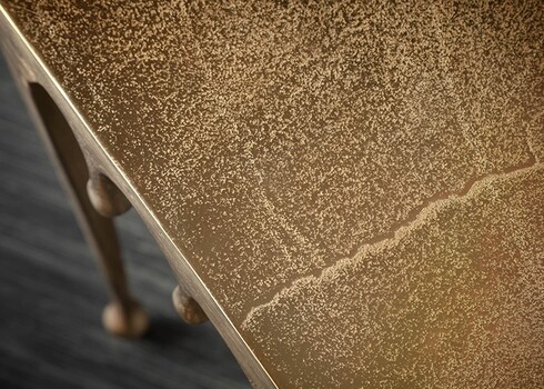 Abilaud LIQUID LINE kuldne, 46x46xH50 cm