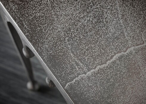 Abilaud LIQUID LINE hõbe, 46x46xH50 cm