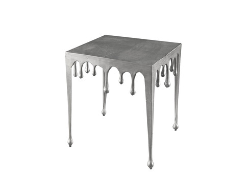 Abilaud LIQUID LINE hõbe, 46x46xH50 cm