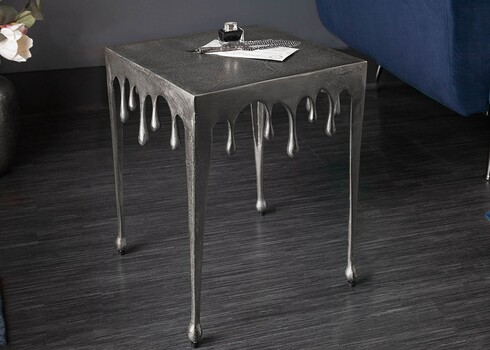 Abilaud LIQUID LINE hõbe, 34x34xH44 cm