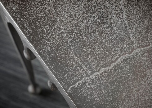 Abilaud LIQUID LINE hõbe, 34x34xH44 cm