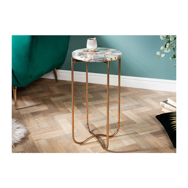 Abilaud NOBLE sinine / kuldne, D35xH62 cm