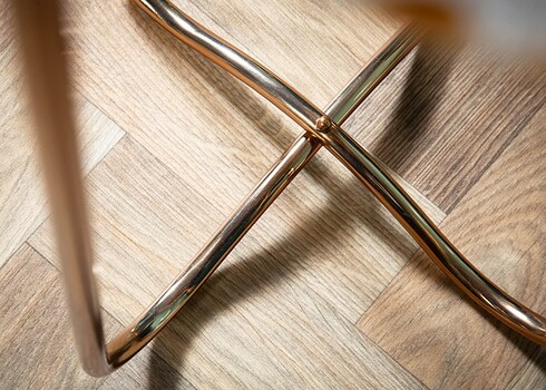 Abilaud NOBLE sinine / kuldne, D35xH62 cm