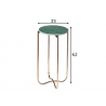 Abilaud NOBLE roheline marmor, D35xH62 cm