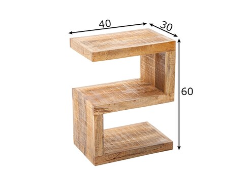 Abilaud S mango, 40x30xH60 cm