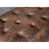 Tumba CHESTERFIELD antiikpruun, 80x45xH40 cm
