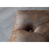 Tumba CHESTERFIELD antiikpruun, 80x45xH40 cm
