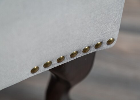 Tumba CHESTERFIELD hõbehall, 80x45xH40 cm