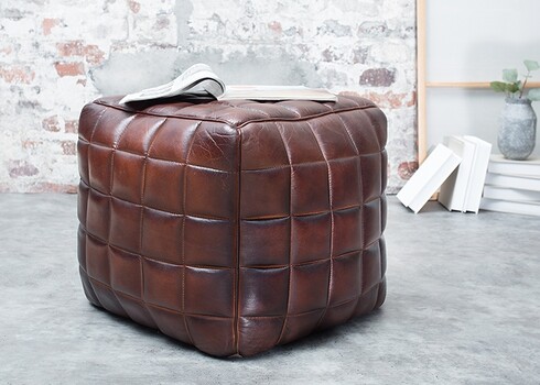 Tumba RIDER pruun, 40x40xH40 cm