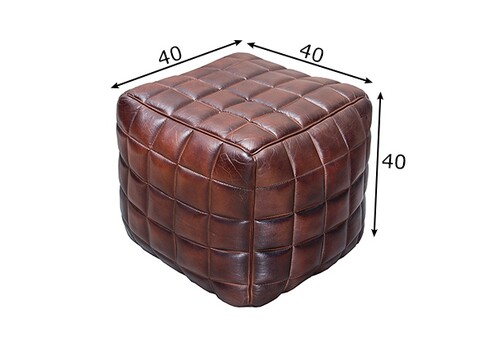 Tumba RIDER pruun, 40x40xH40 cm