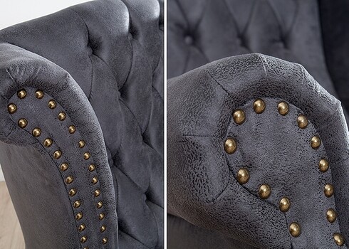 Tugitool CHESTERFIELD antiikhall, 85x70xH105 cm