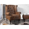 Tugitool CHESTERFIELD antiikpruun, 85x70xH105 cm