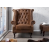 Tugitool CHESTERFIELD antiikpruun, 85x70xH105 cm