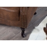 Tugitool CHESTERFIELD antiikpruun, 85x70xH105 cm