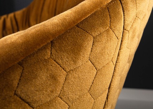 Tugitool BIG DUTCH sinepikollane, 80x80xH77 cm