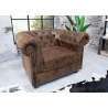 Tugitool CHESTERFIELD antiikpruun, 110x85xH73 cm
