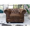Tugitool CHESTERFIELD antiikpruun, 110x85xH73 cm