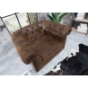 Tugitool CHESTERFIELD antiikpruun, 110x85xH73 cm
