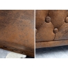 Tugitool CHESTERFIELD antiikpruun, 110x85xH73 cm