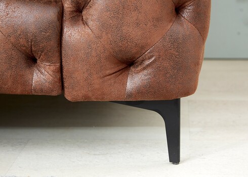 Tugitool MODERN BAROQUE antiikpruun, : 120x100xH70 cm