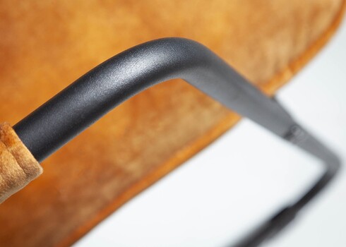 Tugitool MUSTANG sinepikollane, 71x72xH79 cm