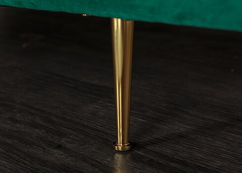 Lamamisdiivan DIVA smaragdroheline, 196x89xH83 cm