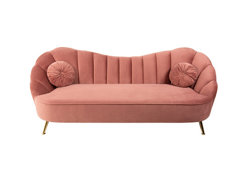 Diivan ARIELLE tuhmroosa, 220x92xH92 cm