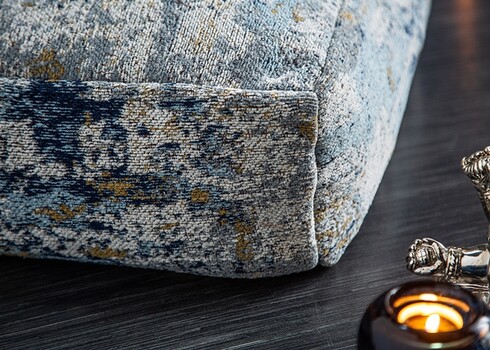 Põrandapadi ABSTRACT sinine / beež, 70x70xH20 cm