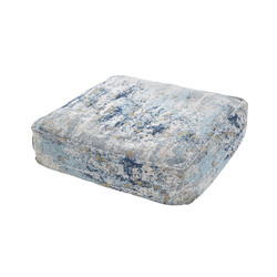 Põrandapadi ABSTRACT sinine / beež, 70x70xH20 cm