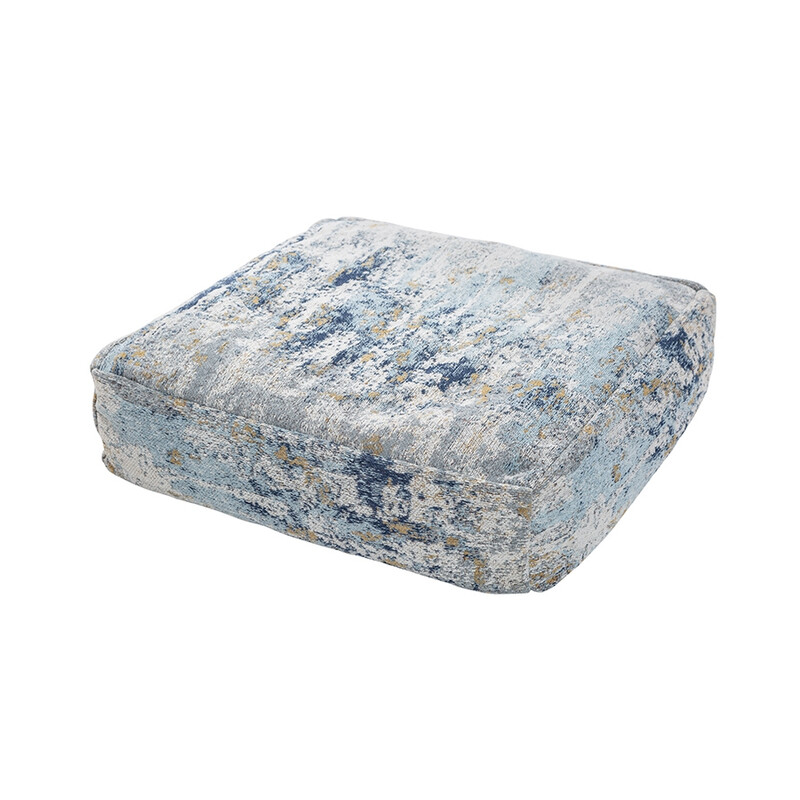 Põrandapadi ABSTRACT sinine / beež, 70x70xH20 cm