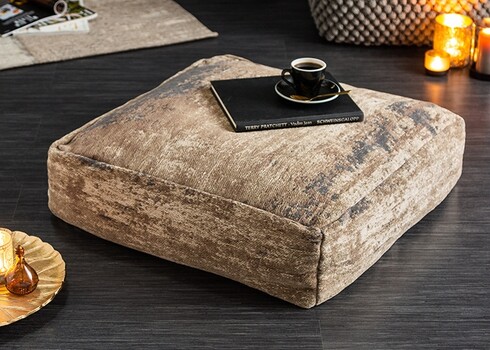 Põrandapadi MODERN ART pruun, 70x70xH20 cm