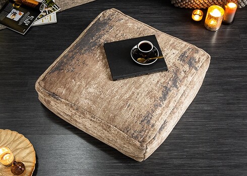 Põrandapadi MODERN ART pruun, 70x70xH20 cm