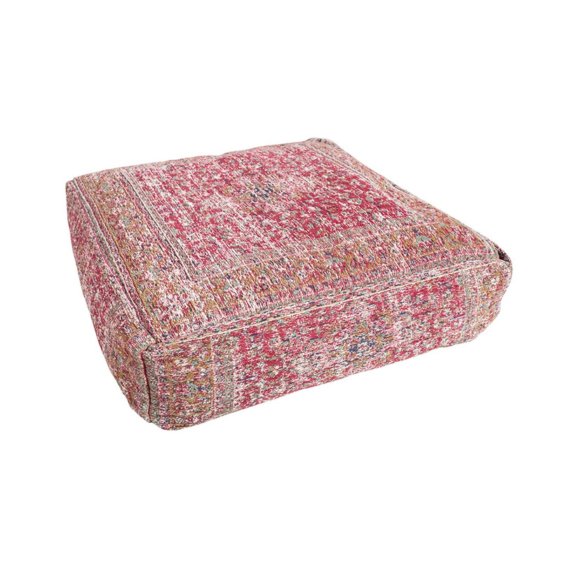 Põrandapadi OLD MARRAKECH punane, 70x70xH20 cm