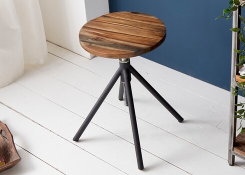 Taburet FACTORY akaatsia, 48x48xH38-60 cm