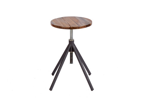 Taburet FACTORY akaatsia, 48x48xH38-60 cm