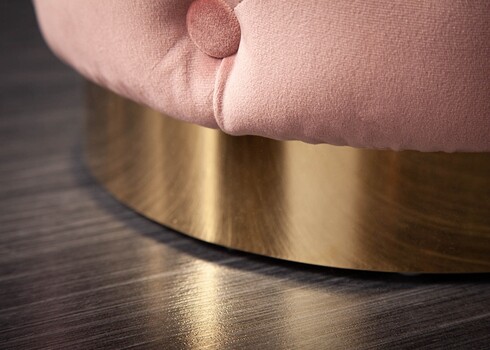 Tumba MODERN BAROQUE tuhmroosa, 37x37xH38 cm