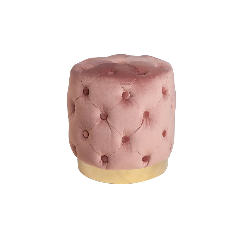 Tumba MODERN BAROQUE tuhmroosa, 37x37xH38 cm