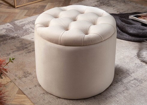 Tumba panipaigaga MODERN BAROQUE beež, 50x50xH43 cm