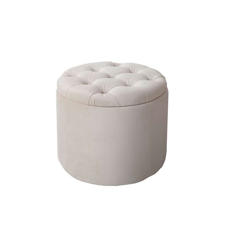 Tumba panipaigaga MODERN BAROQUE beež, 50x50xH43 cm