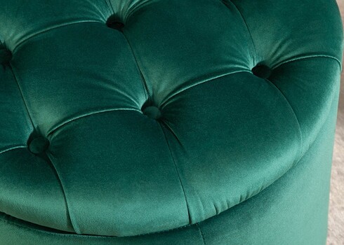 Tumba panipaigaga MODERN BAROQUE roheline, 50x50xH43 cm