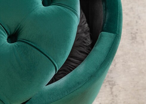 Tumba panipaigaga MODERN BAROQUE roheline, 50x50xH43 cm