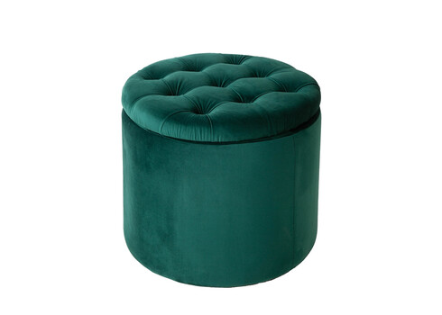 Tumba panipaigaga MODERN BAROQUE roheline, 50x50xH43 cm