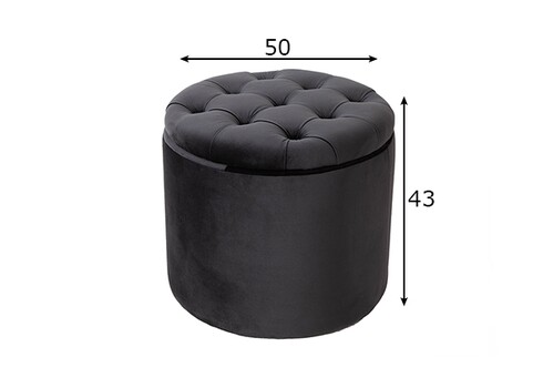 Tumba MODERN BAROQUE must, 55x55xH35 cm