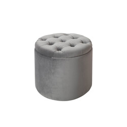 Tumba panipaigaga MODERN BAROQUE hõbehall, 50x50xH43 cm