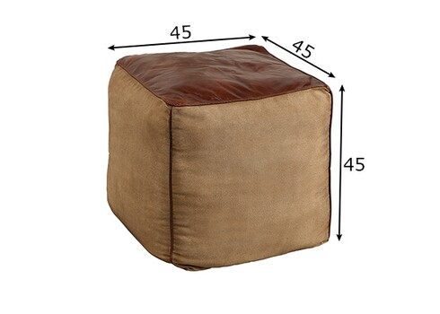 Tumba MUSTANG pruun, 45x45xH45 cm