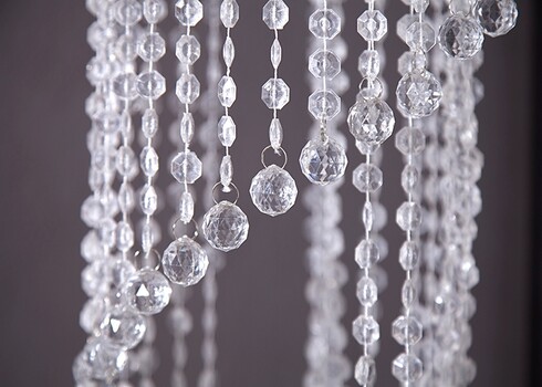 Rippvalgusti BIG STRASS klaar, 30x30xH180 cm